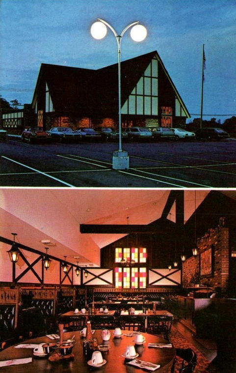 Pied Piper Restaurant - Old Postcard (newer photo)